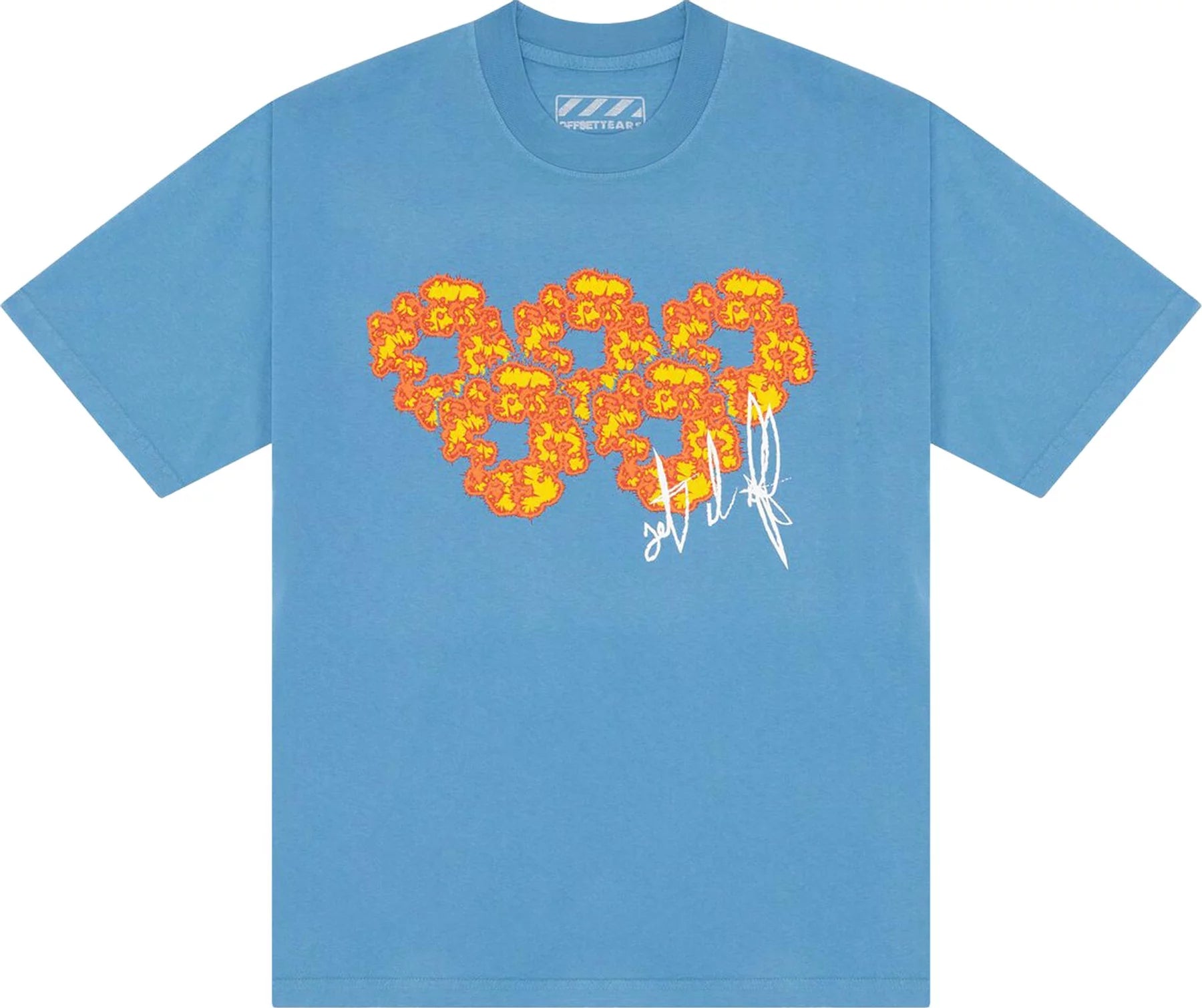 Denim Tears x Offset Set It Off #2 T-shirt Blue