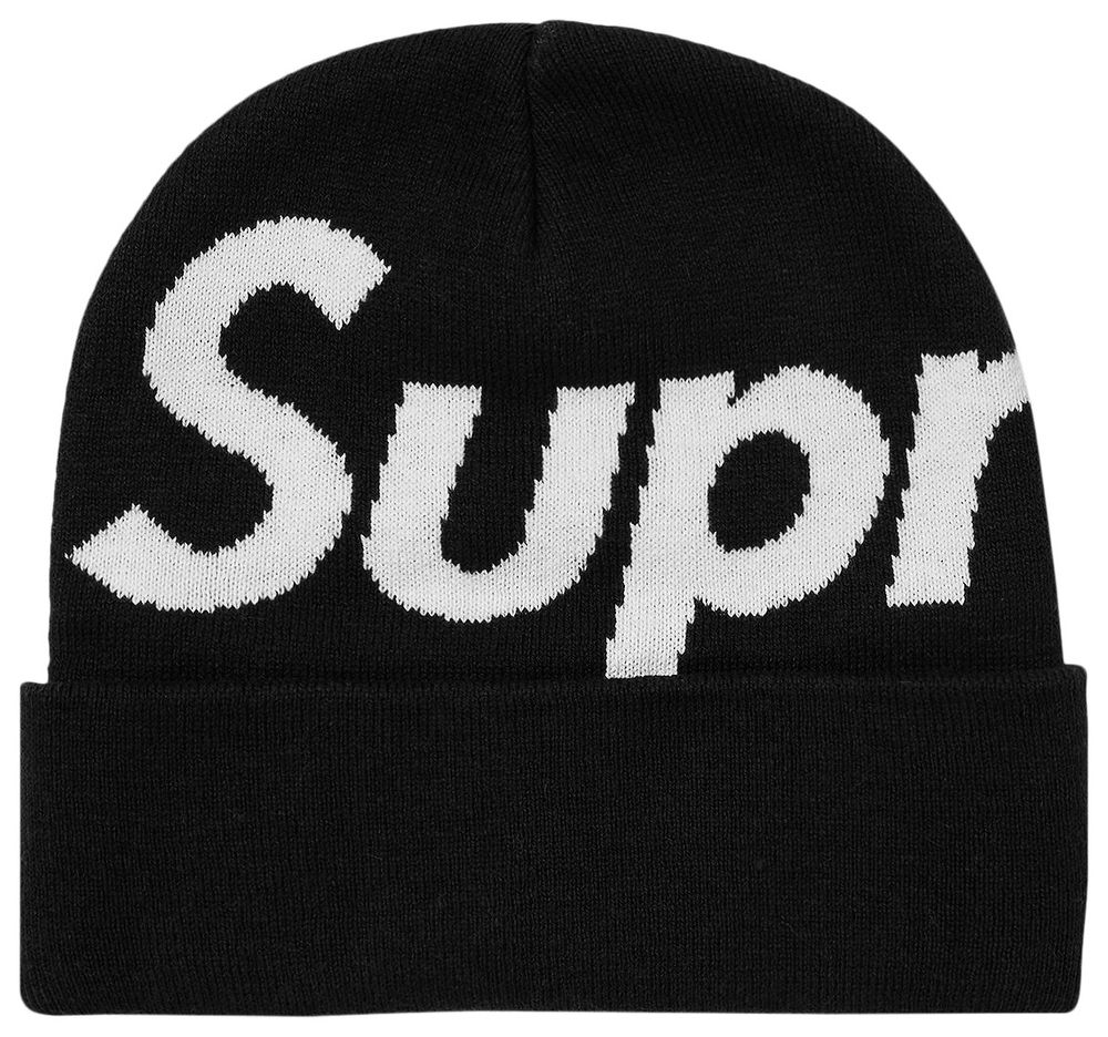 Supreme Big Logo Beanie (FW24) Black