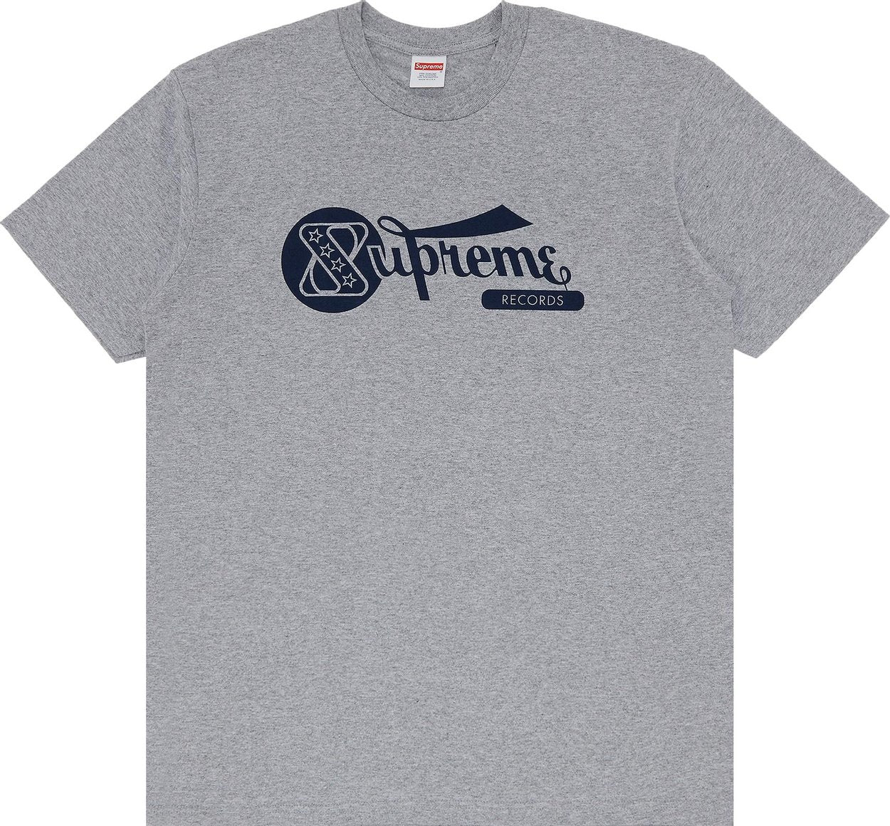 Supreme Records Tee Heather Grey