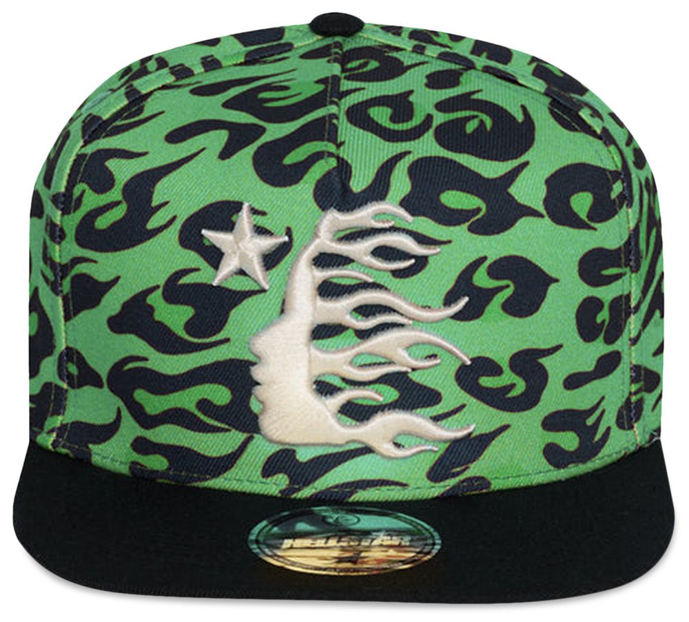 HS Cheetah Print Snapback Hat Green