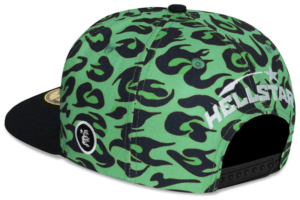 HS Cheetah Print Snapback Hat Green