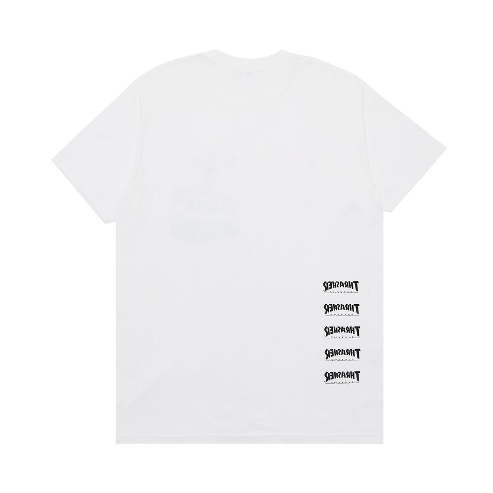 Supreme Thrasher Back Tail Tee White