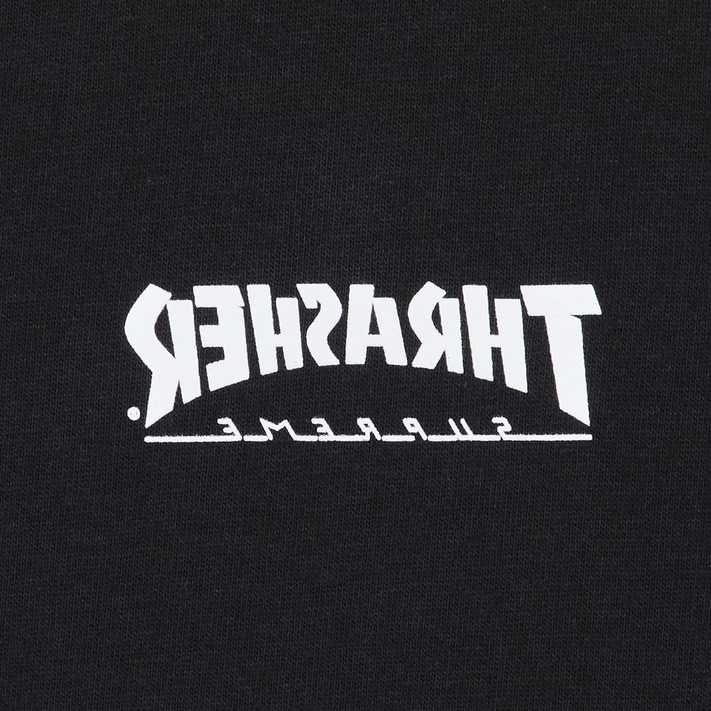 Supreme Thrasher Cross Tee Black