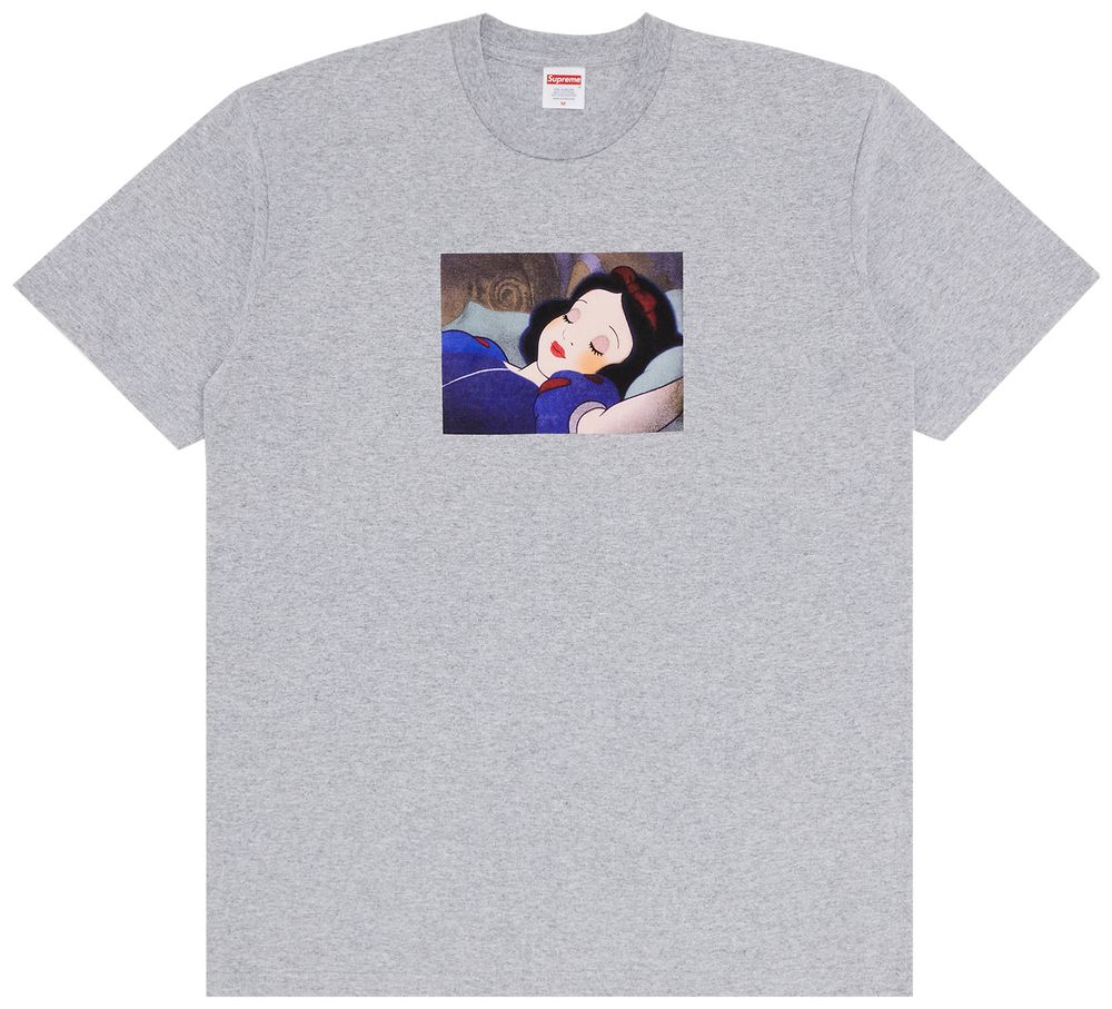 Supreme Snow White Tee Grey