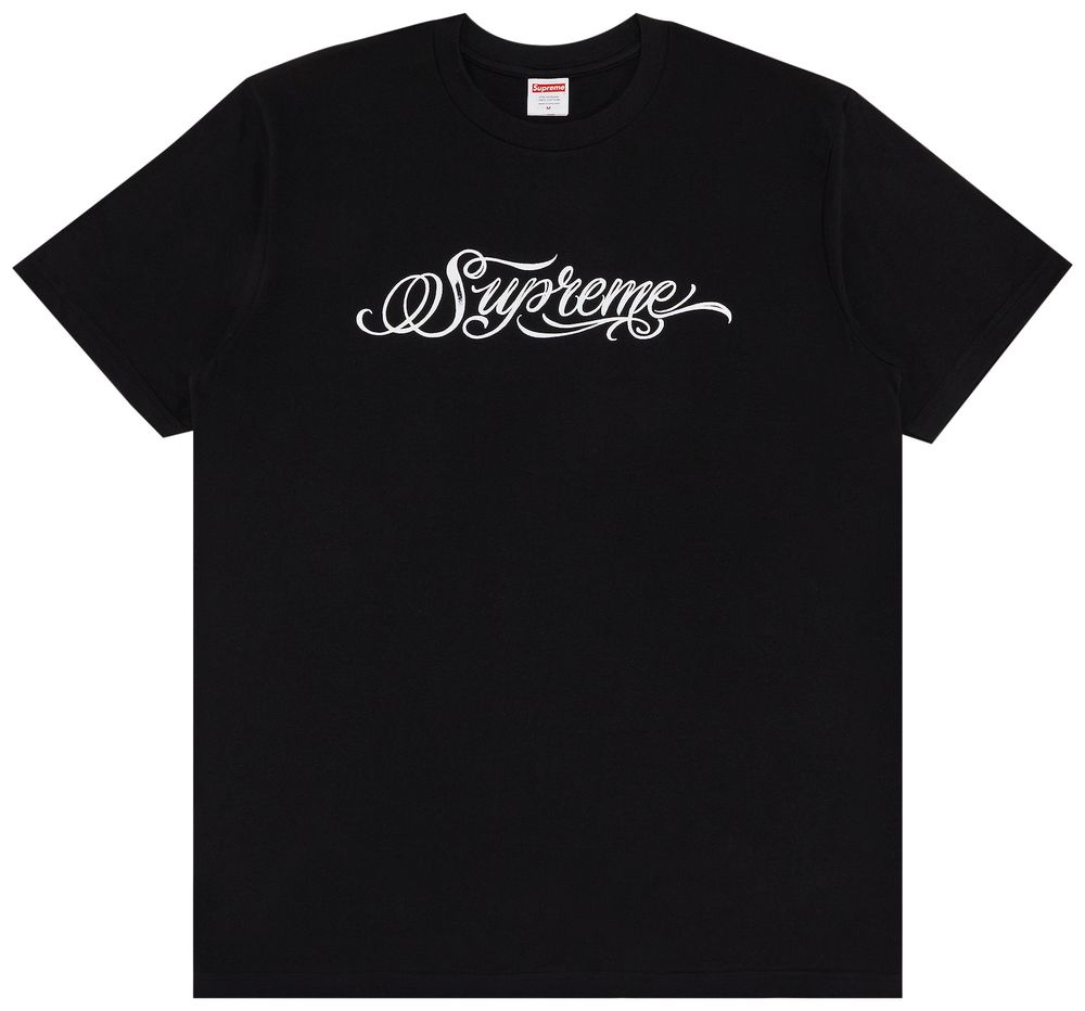 Supreme Script Tee Black