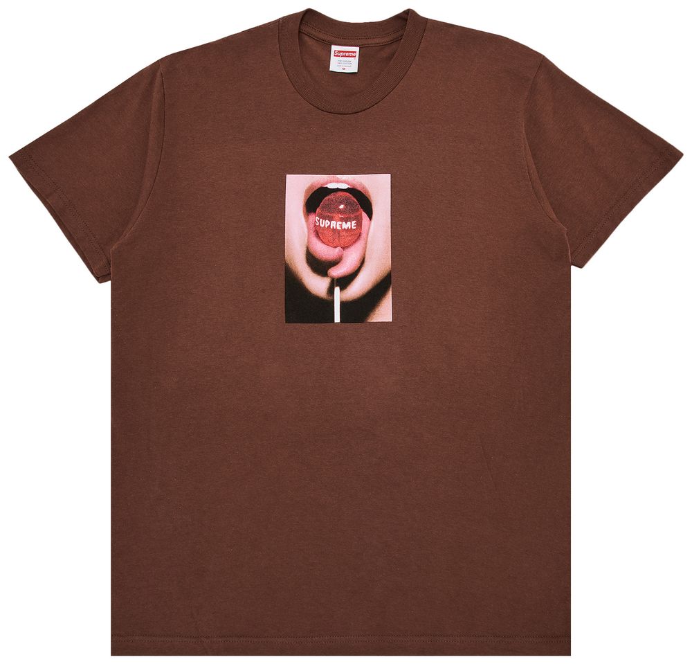 Supreme Lollipop Tee Brown