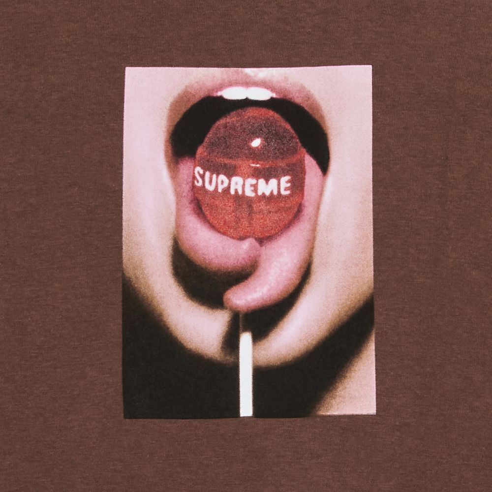 Supreme Lollipop Tee Brown