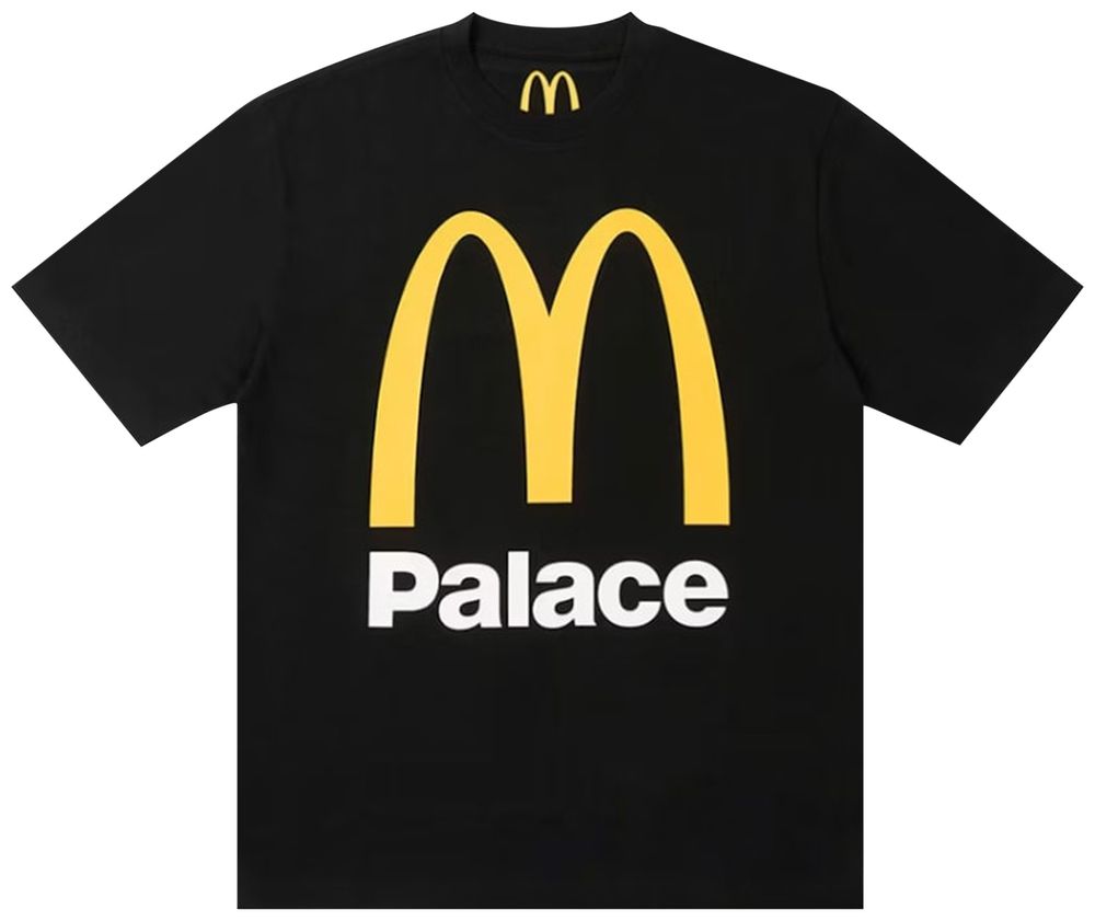 Palace x McDonald's Logo T-shirt Black