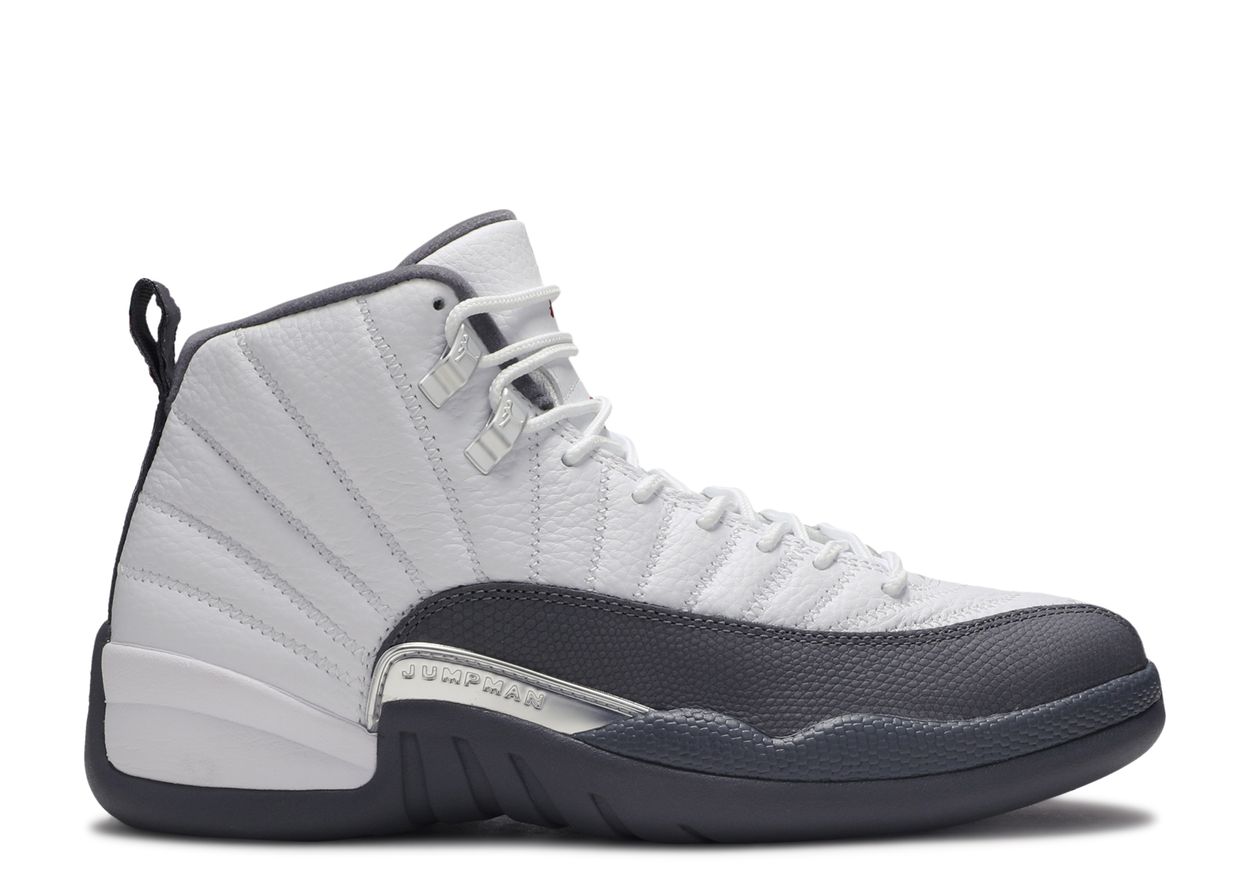 Air Jordan 12 Retro White Dark Grey