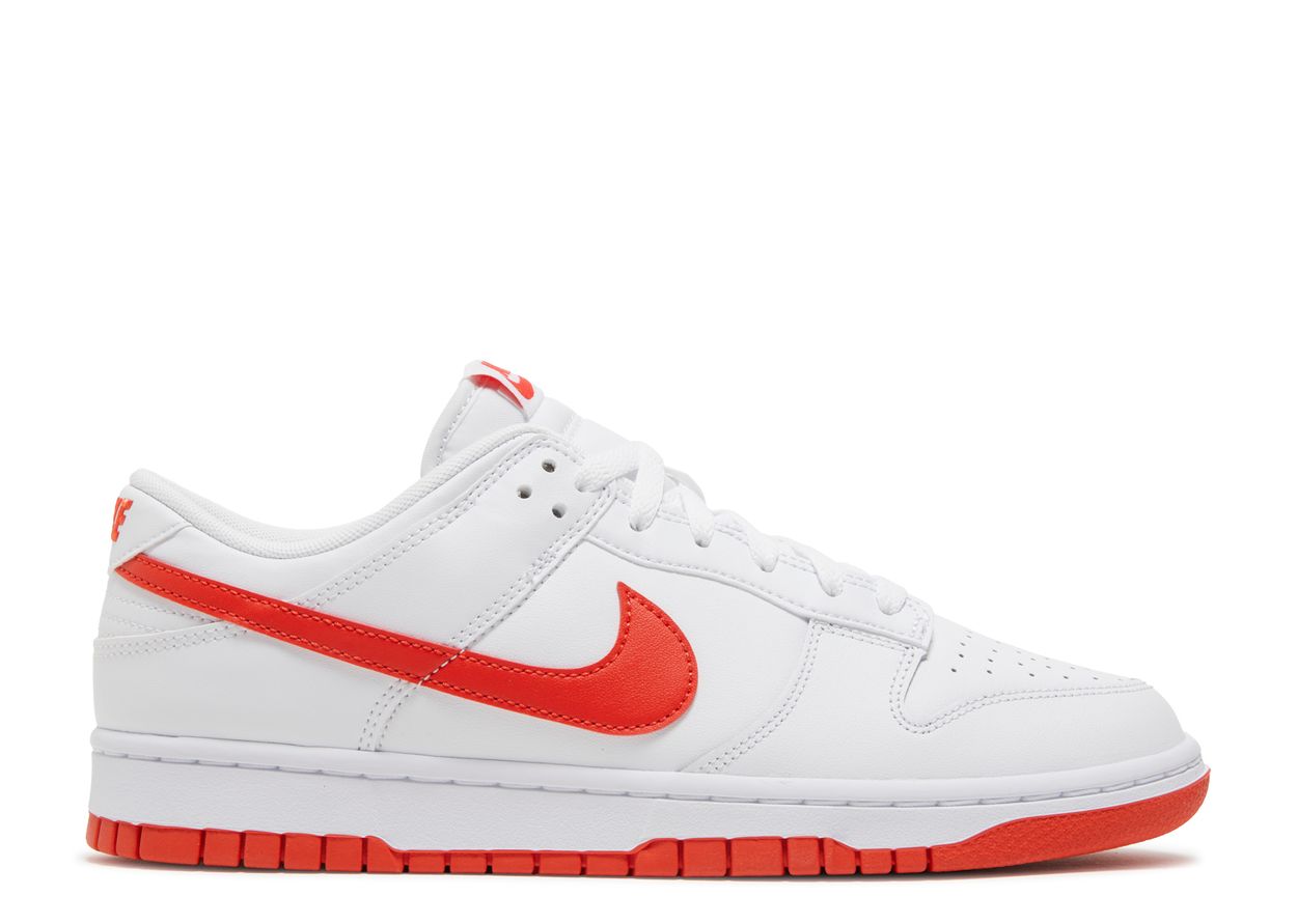 Nike Dunk Low White Picante Red