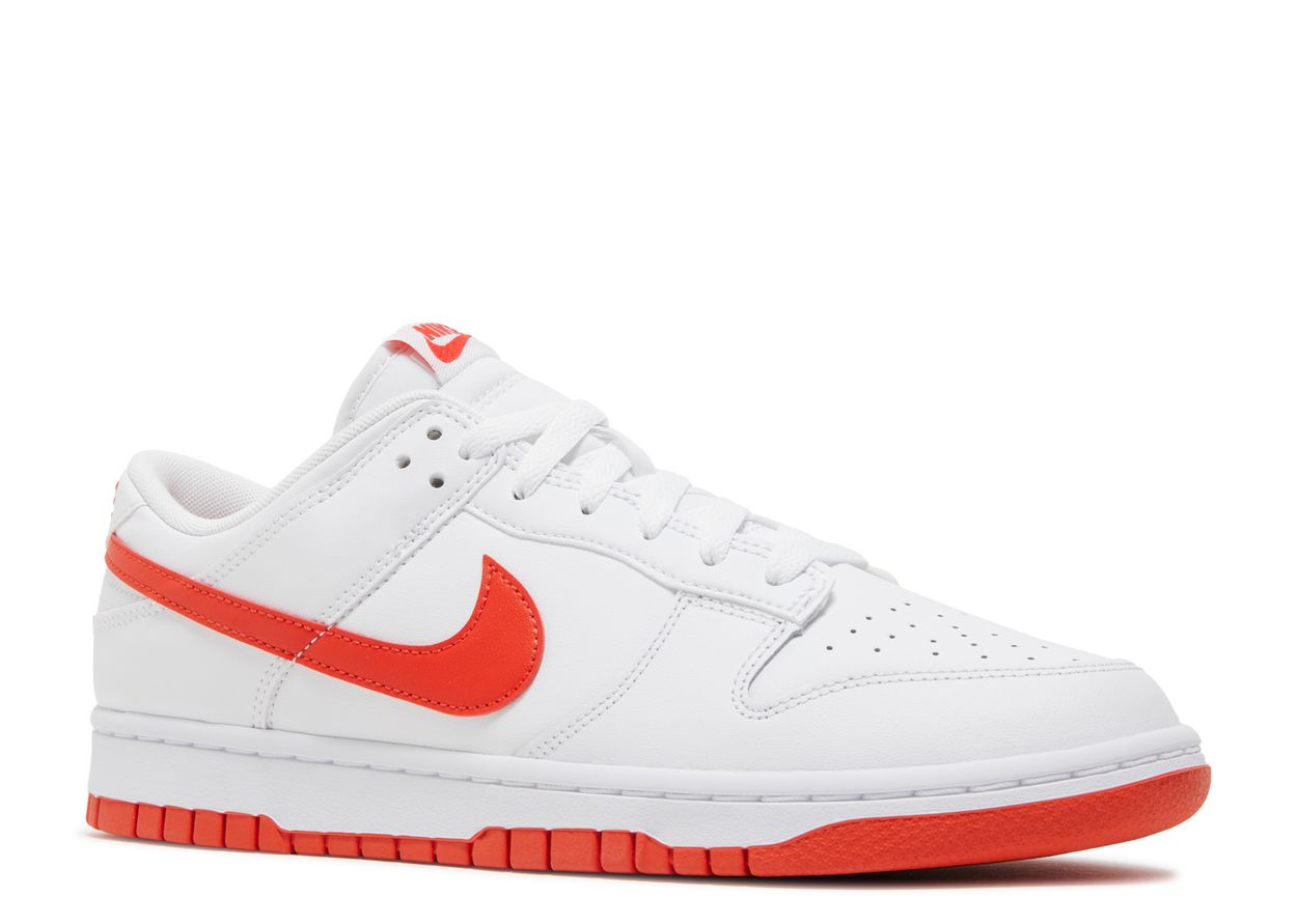 Nike Dunk Low White Picante Red