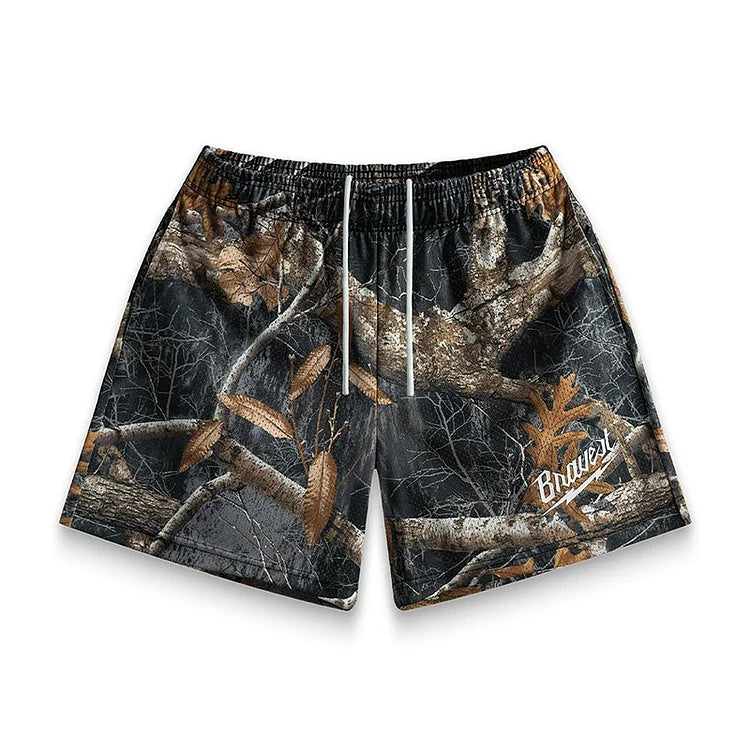 Bravest Studios Black Realtree Shorts