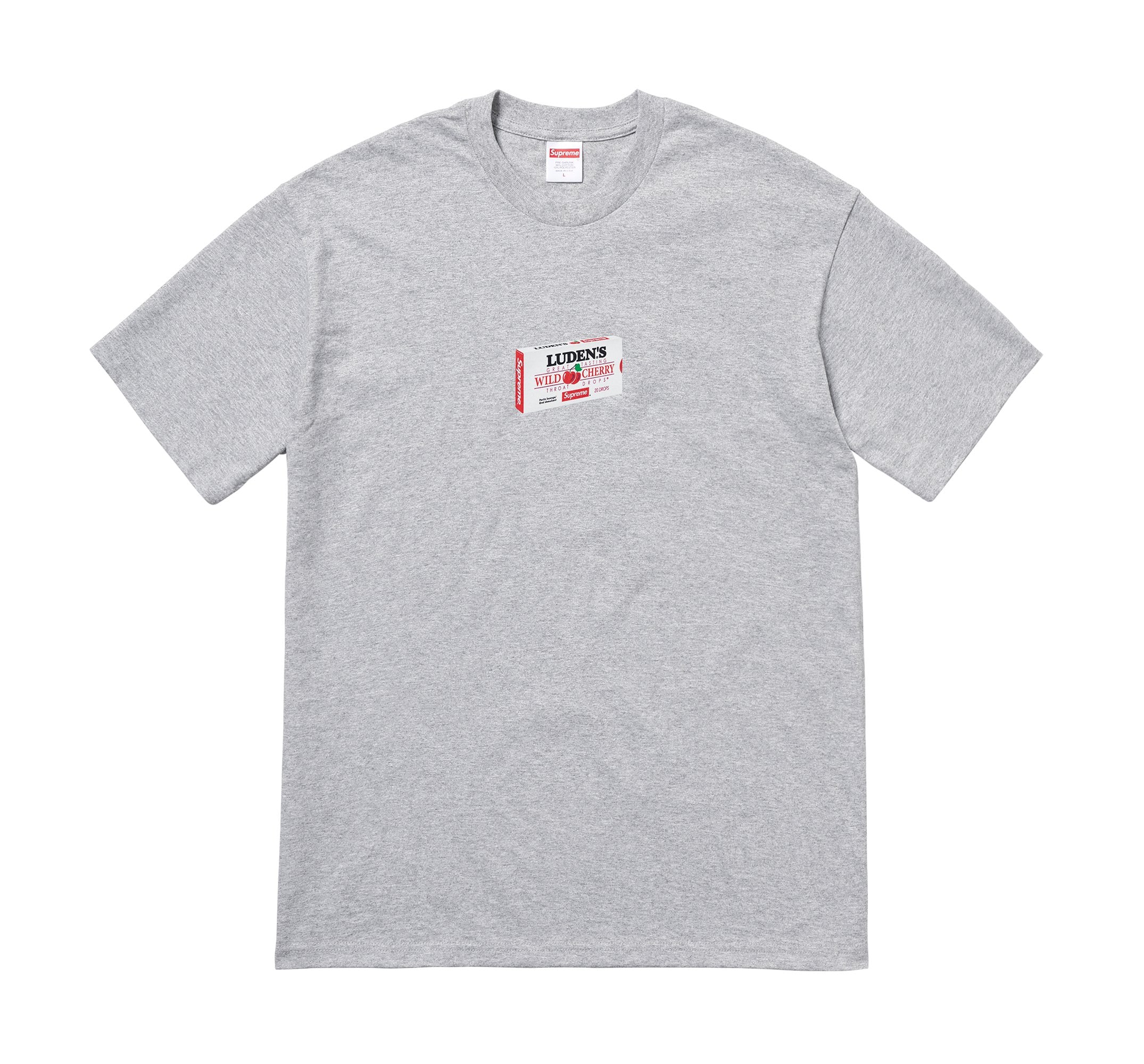 Supreme Luden's Tee Heather Grey