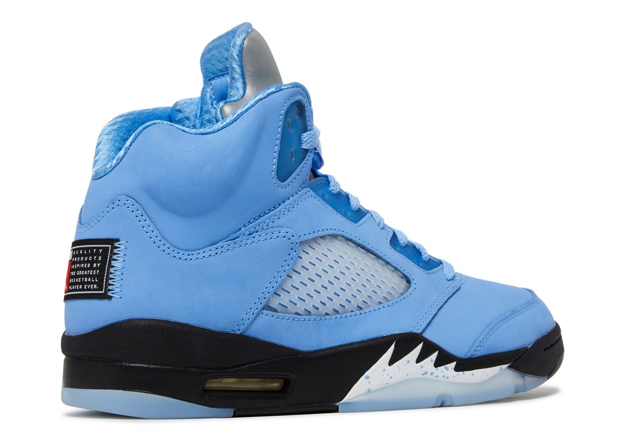 Air Jordan 5 Retro UNC University Blue