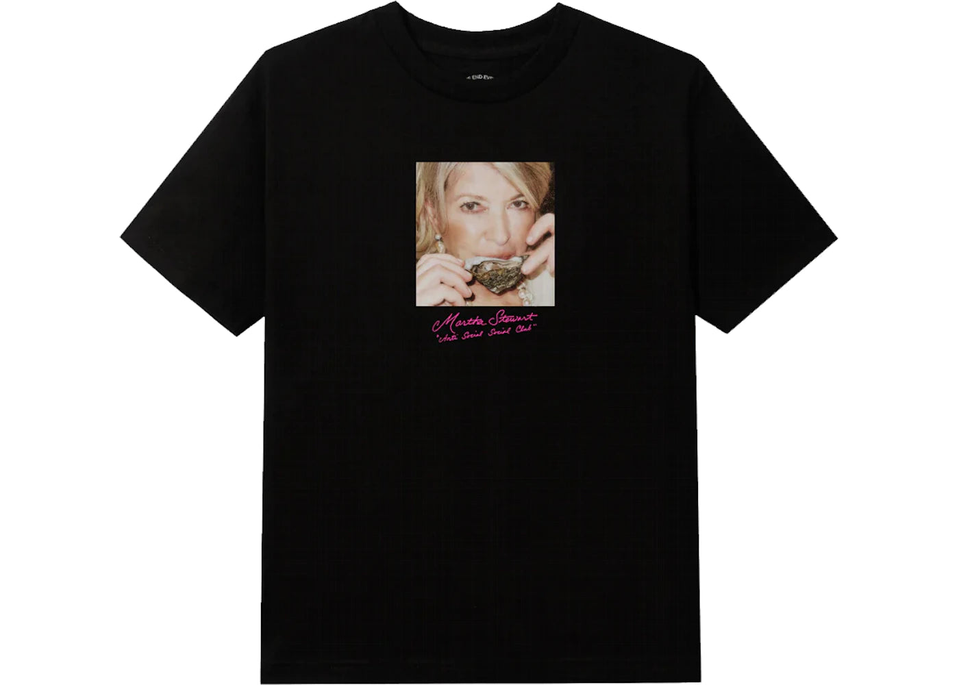 Anti Social Social Club x Martha Stewart Oyster Tee Black