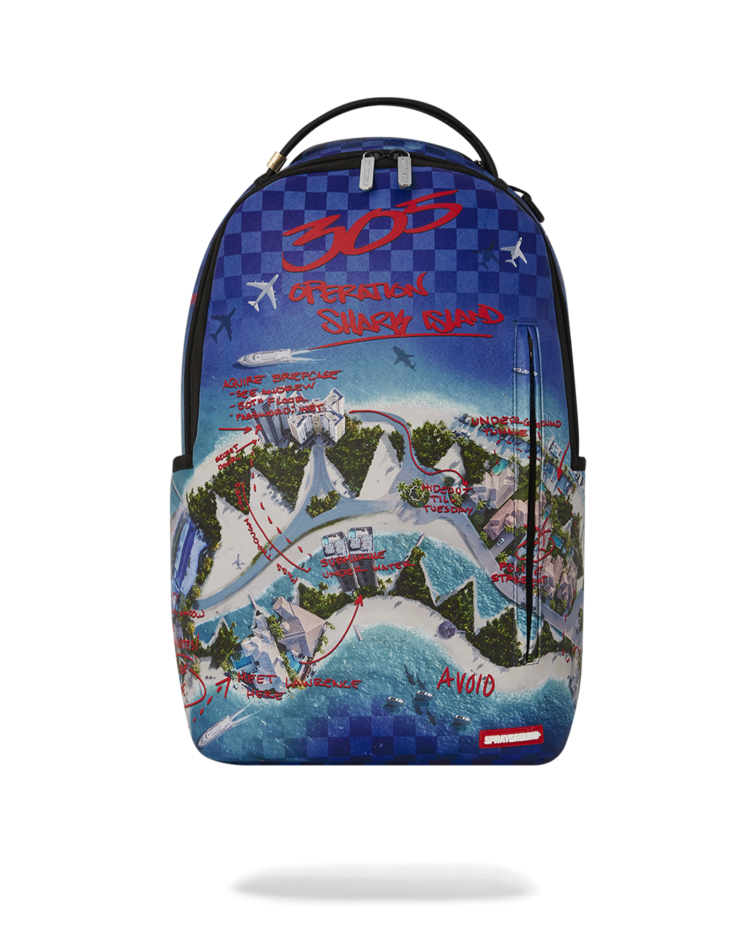 SPRAYGROUND THE 305 SHARK ISLAND BANK HEIST BACKPACK