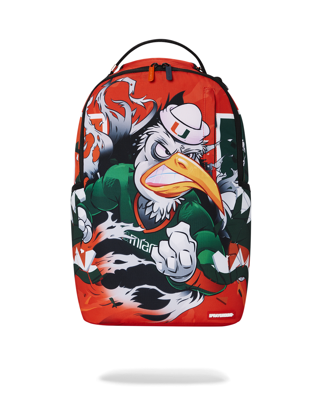 SPRAYGROUND UNIVERSITY OF MIAMI CLAP BACK DLXSR BACKPACK