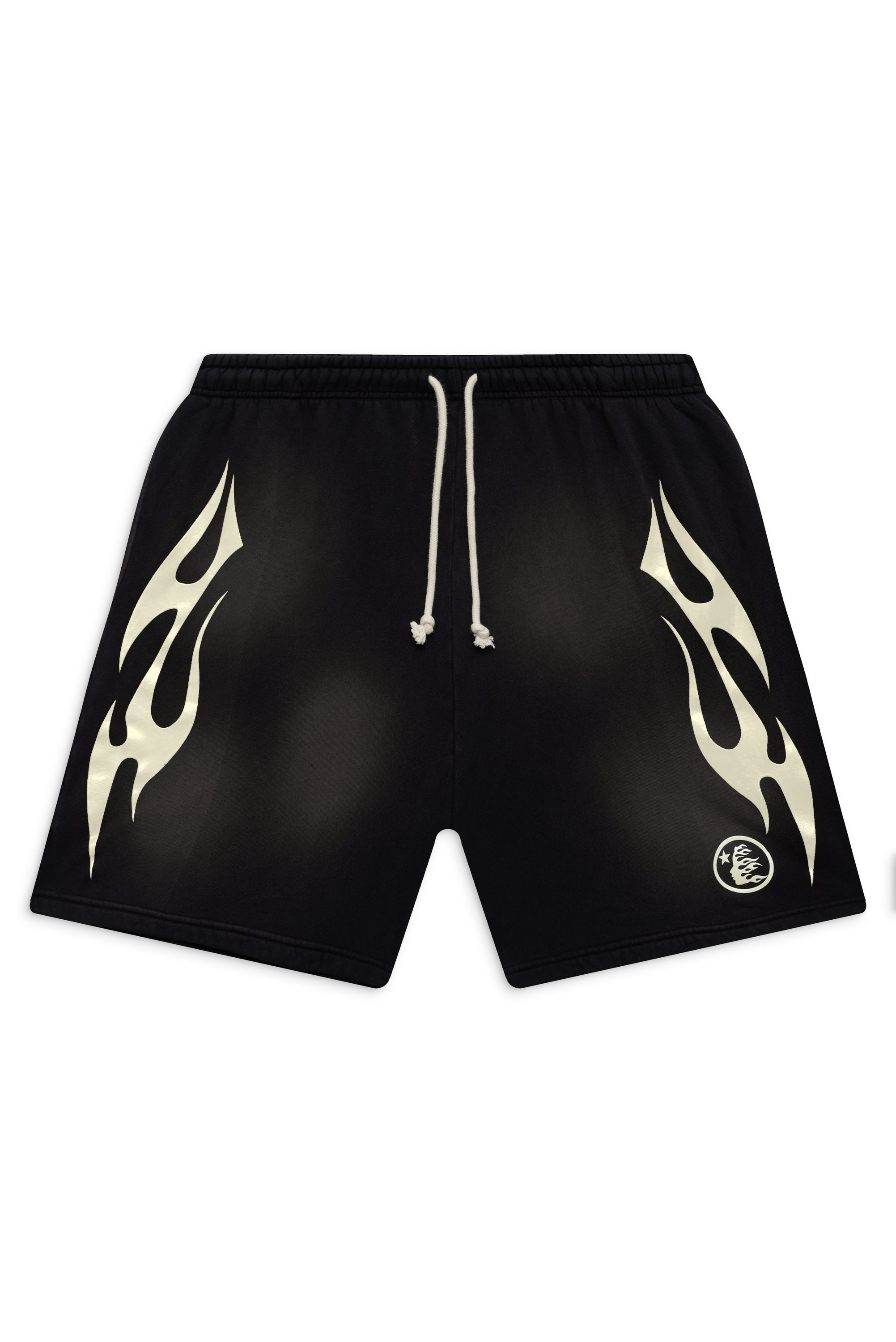 HS Flame Shorts Black/White