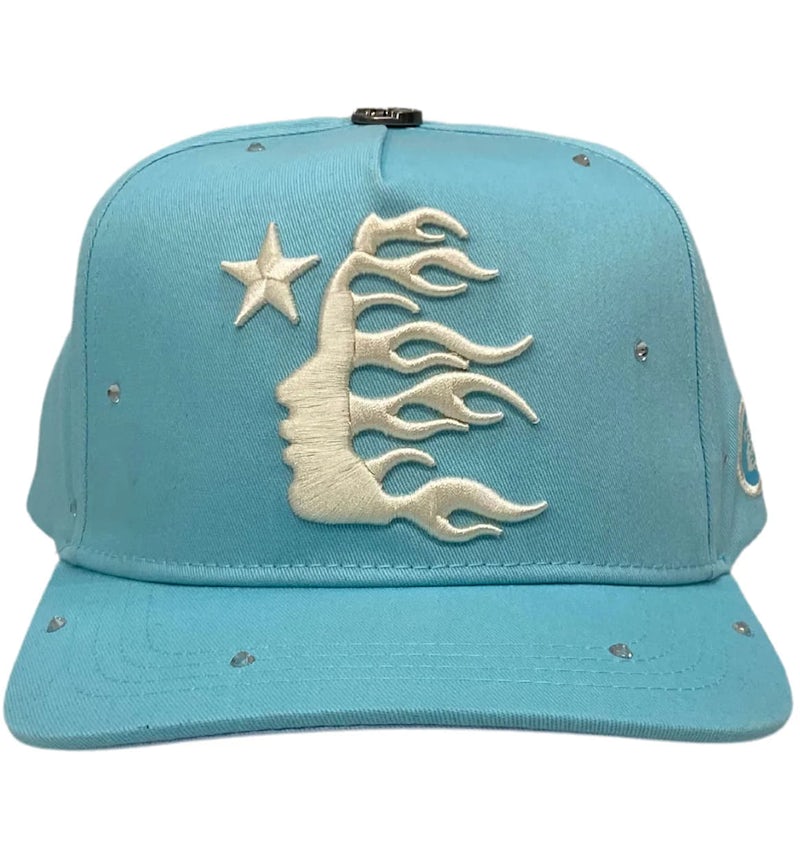 HS OG Logo Starry Night Snapback Hat Baby Blue