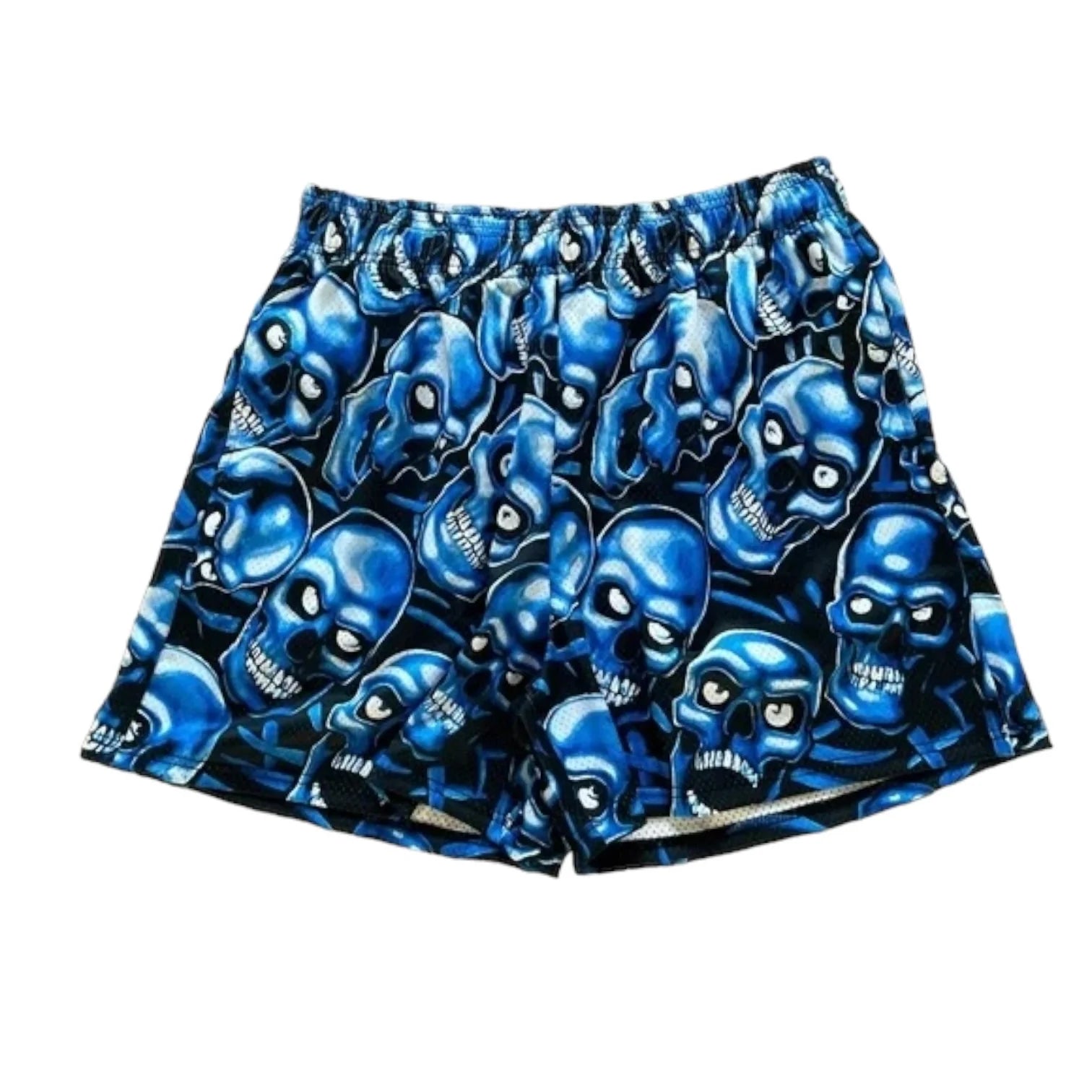 Bravest Studios Skully Shorts Blue