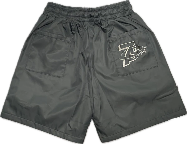 Triple Seven 777 Nylon Bottoms Grey