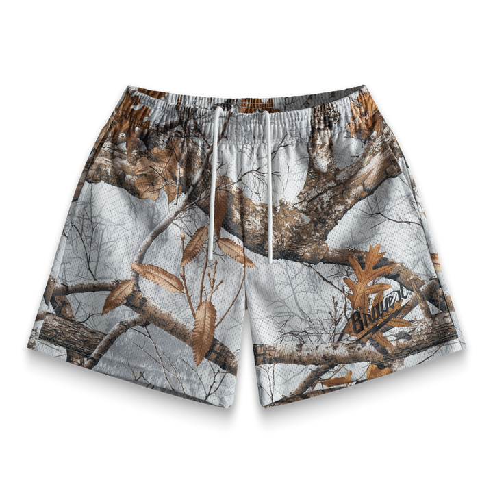 Bravest Studios White Realtree Shorts