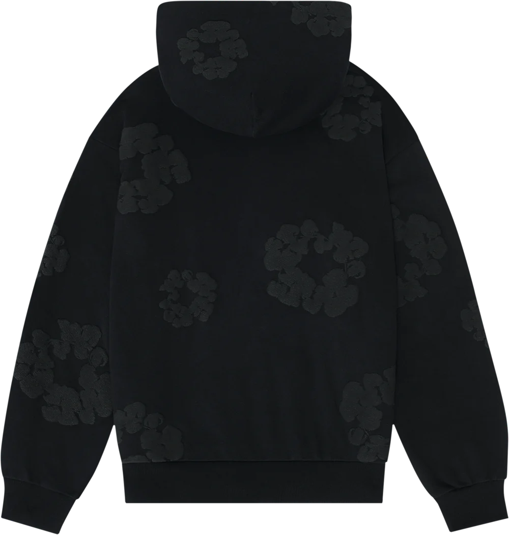 Denim Tears Mono Cotton Wreath Sweatshirt Black