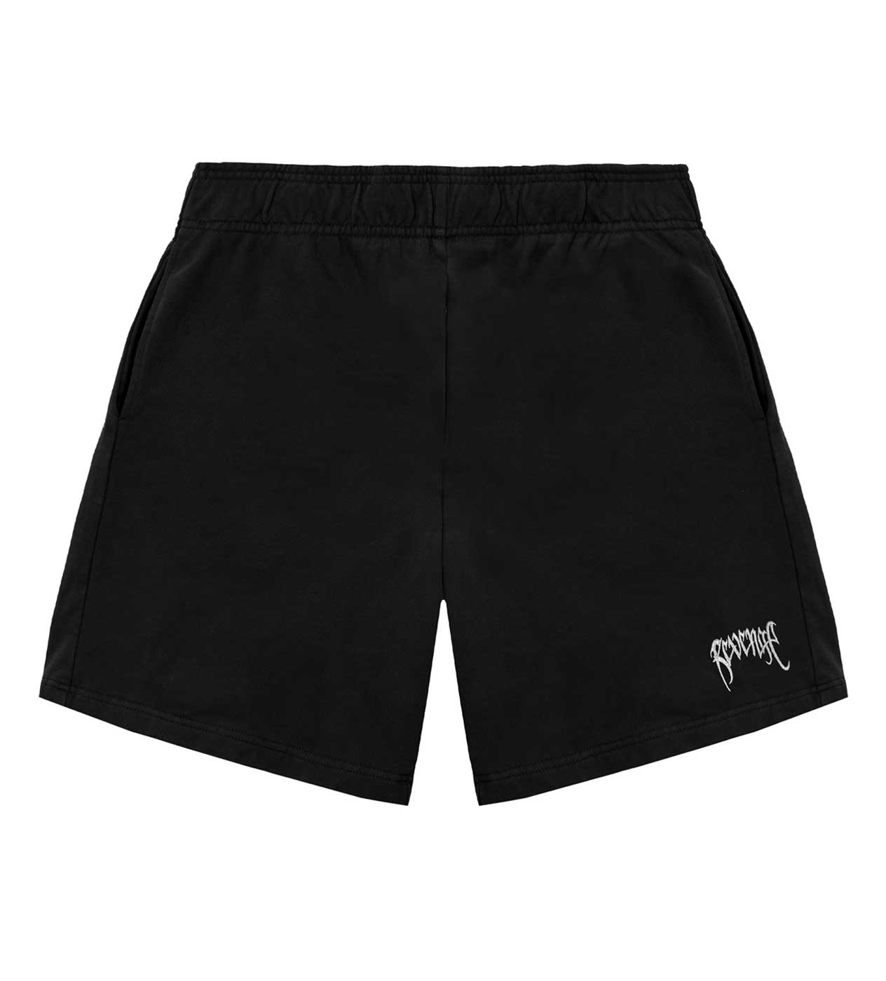 REVENGE EMBROIDERED BASICS SHORT BLACK