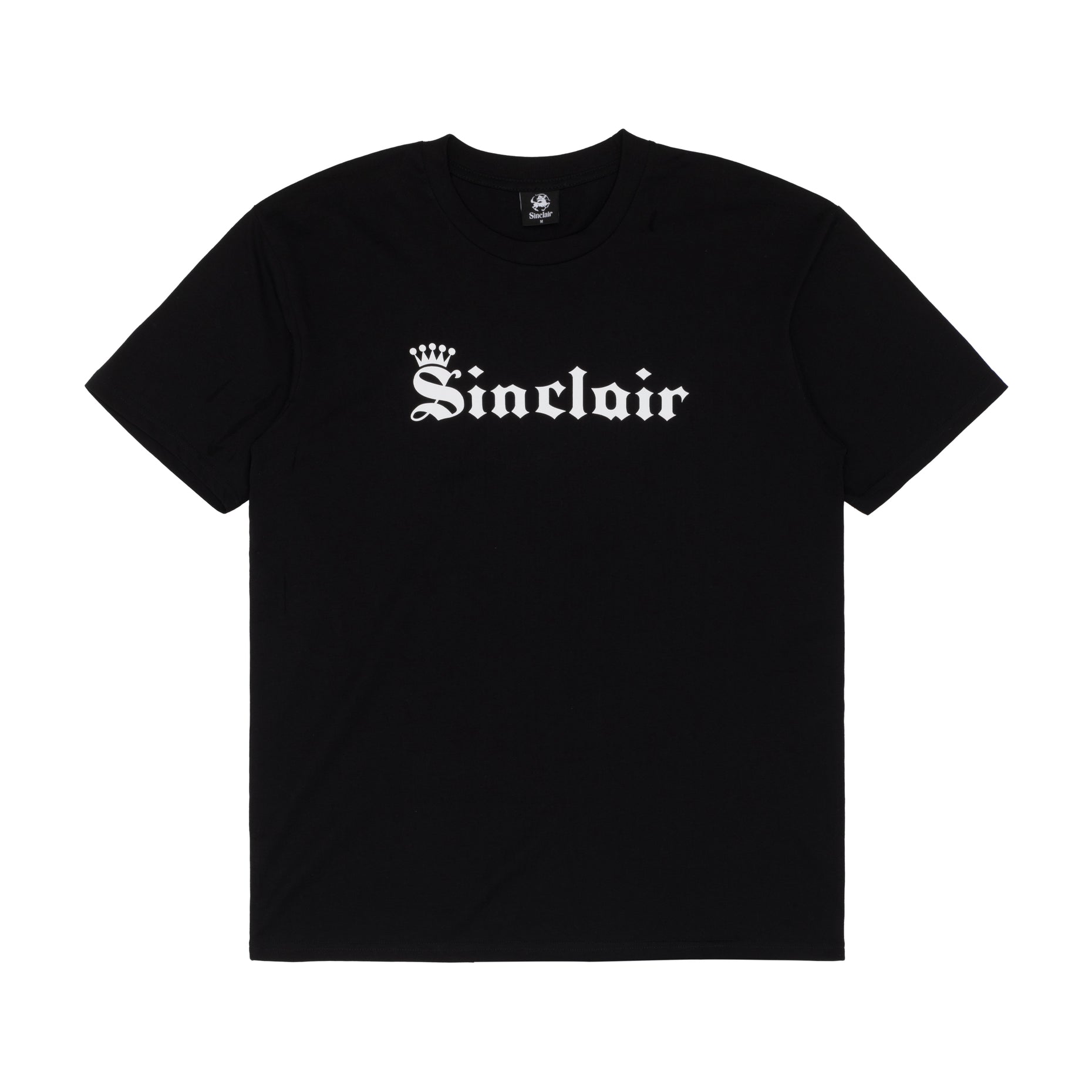 Sinclair Old English Crown Tee Black