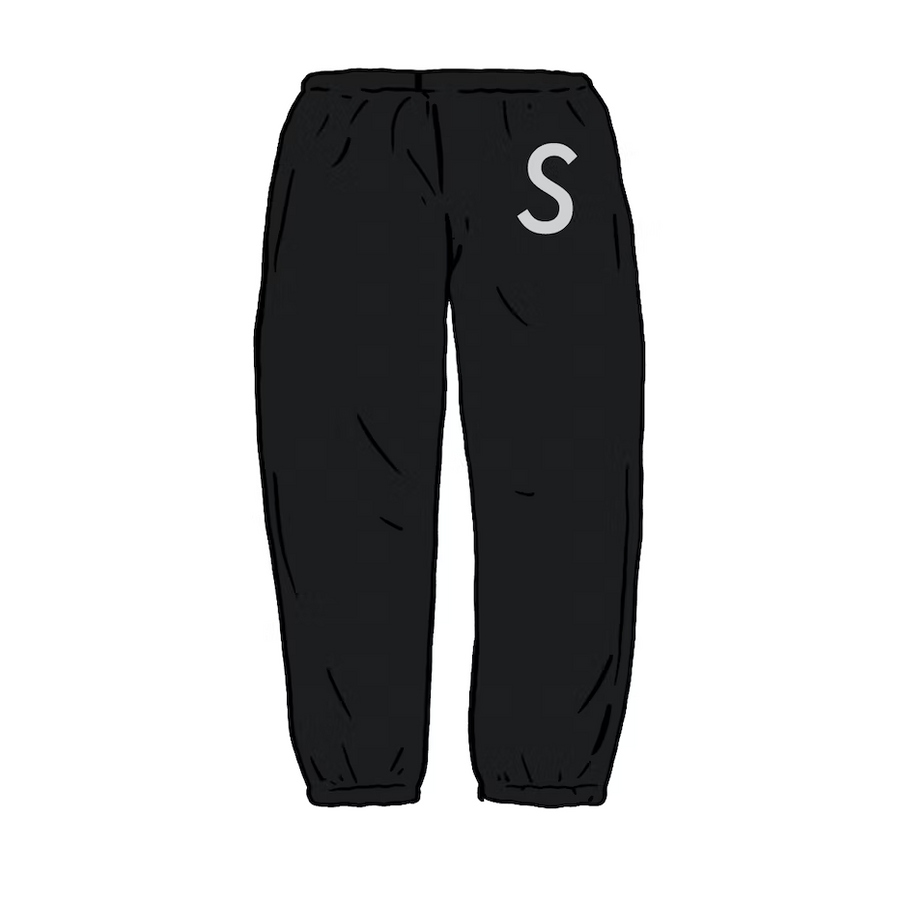 Supreme Swarovski S Logo Sweatpant Black