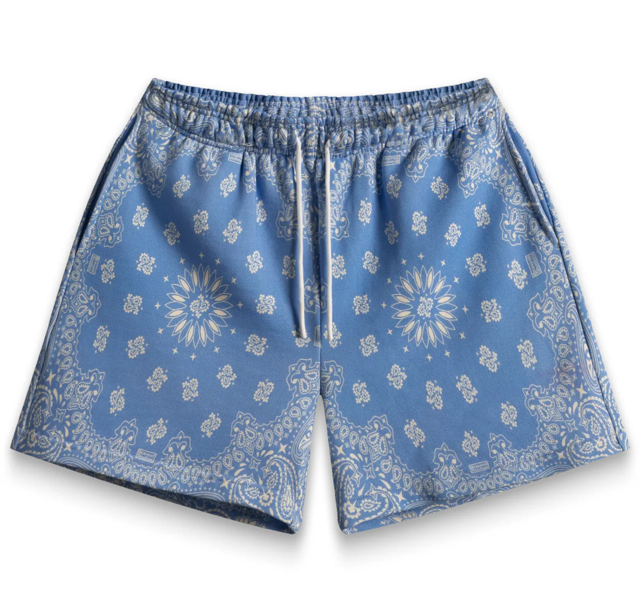 Bravest Studios Lavender Paisley Terry Sweatshorts