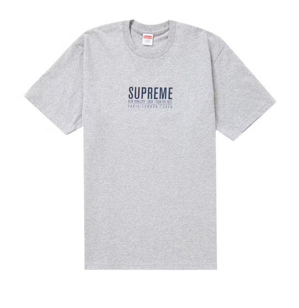 Supreme Paris Tee Heather Grey