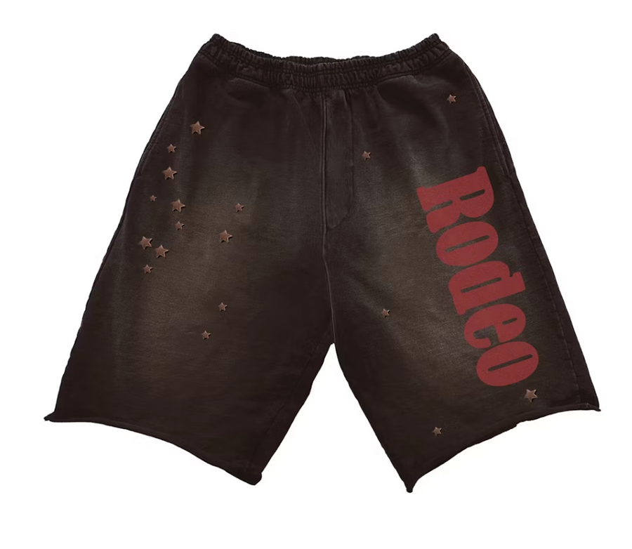 Travis Scott Cactus Jack x Sp5der Days Before Rodeo Shorts Black