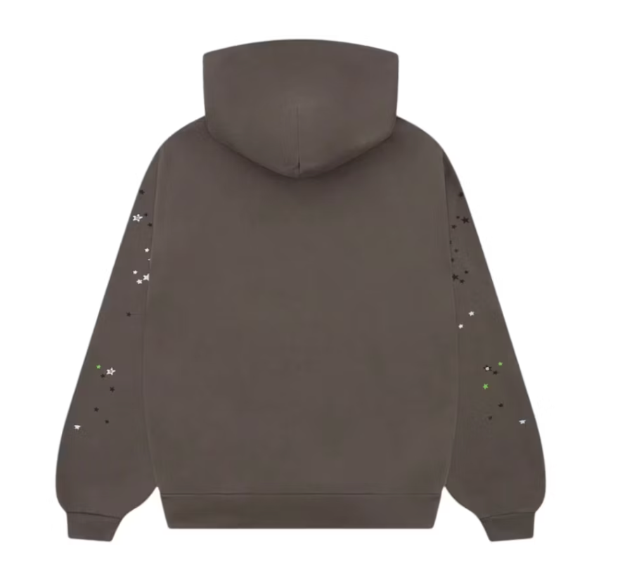 Sp5der Wait Punk V2 Hoodie Slate Grey