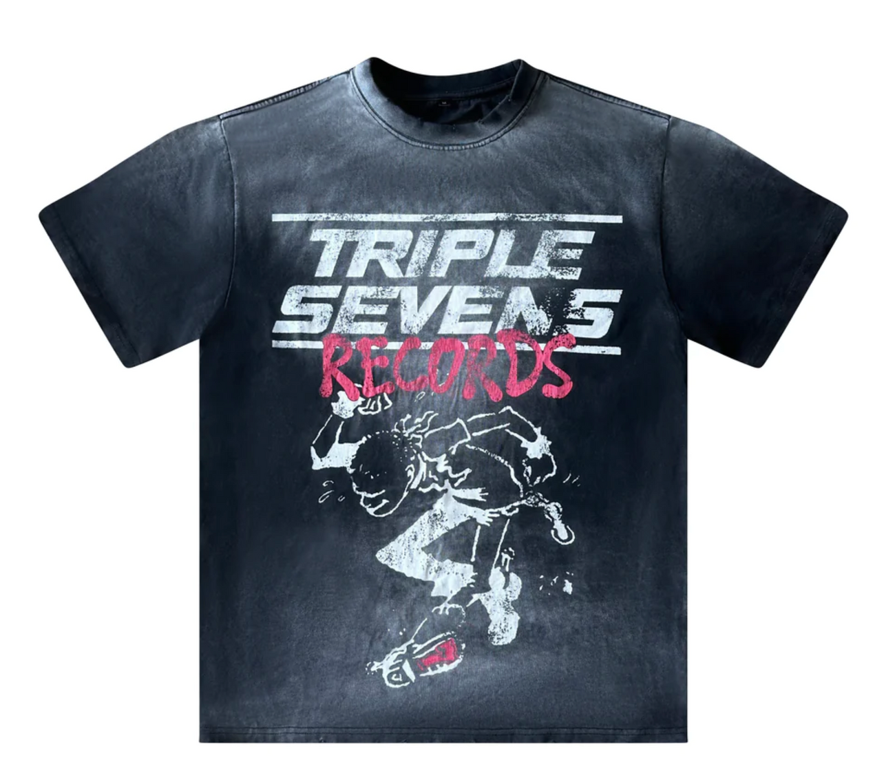 Triple Seven 777 Rager Tee Black