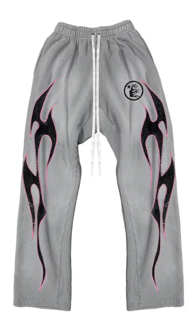 HS Future Flame Sweatpants Grey/Pink