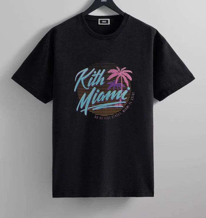 Kith Miami Design District Exclusive Tee Black