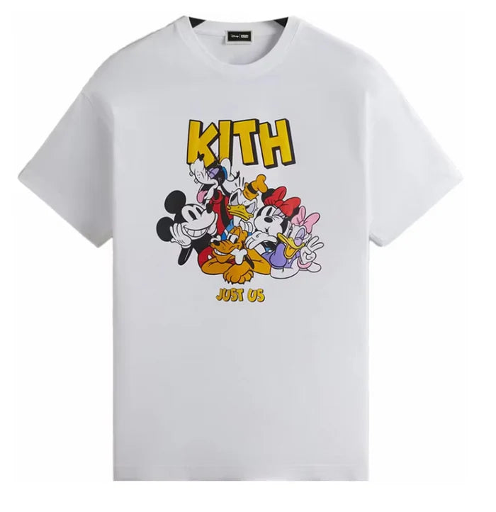 Kith x Disney Mickey & Friends It's All Love Vintage Tee White