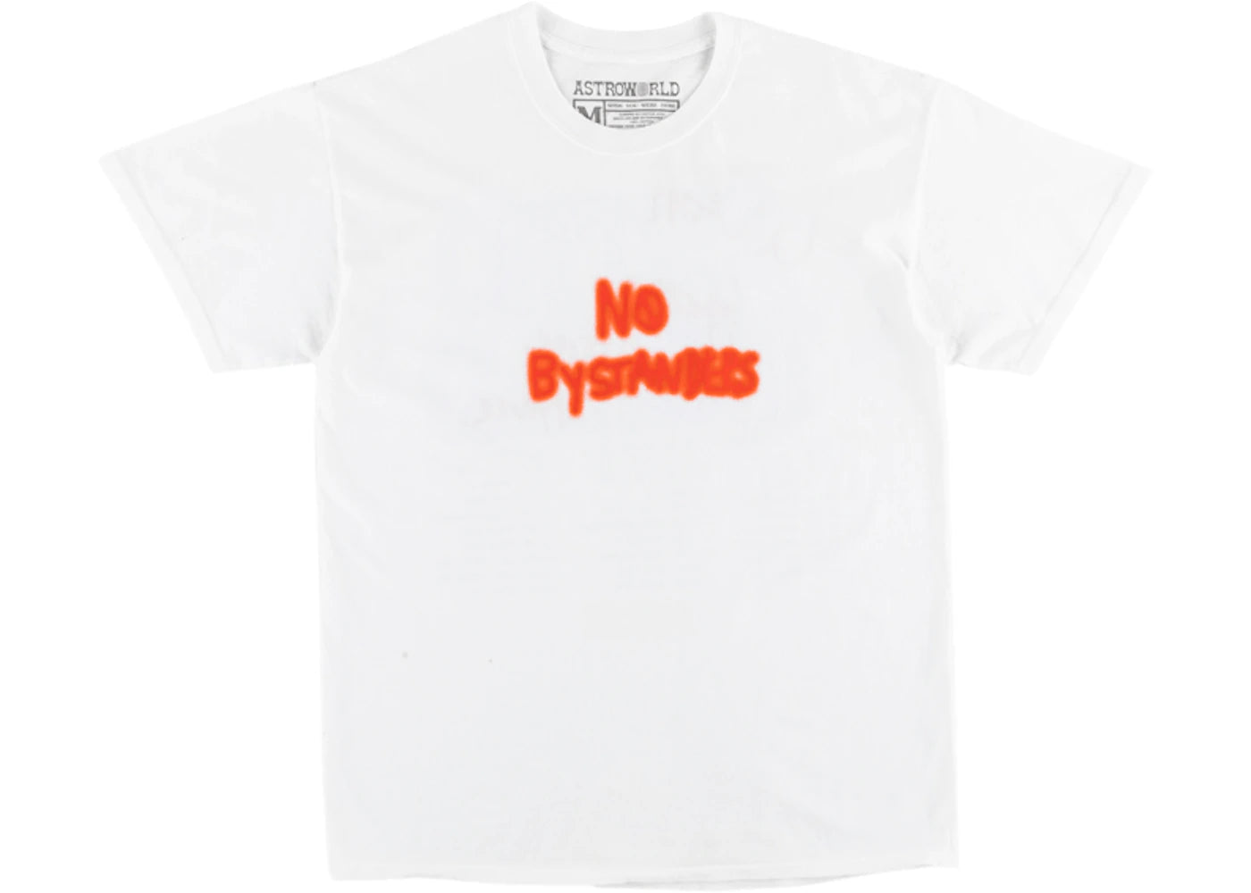 Travis Scott No Bystanders Tee White