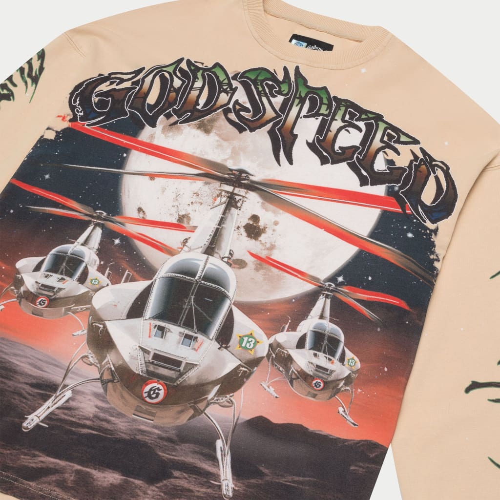 Godspeed Air Strike LS T-shirt (Bone)