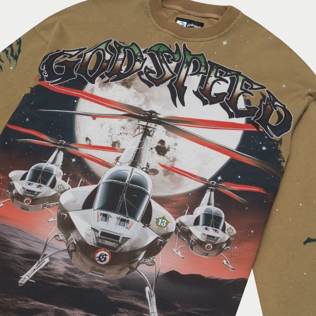 Godspeed Air Strike LS T-shirt (Olive)