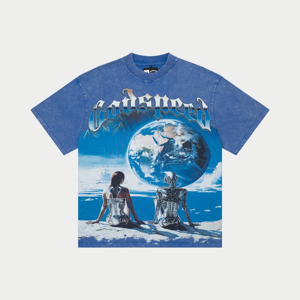 Godspeed Artificial Love T-Shirt (Royal Washed)