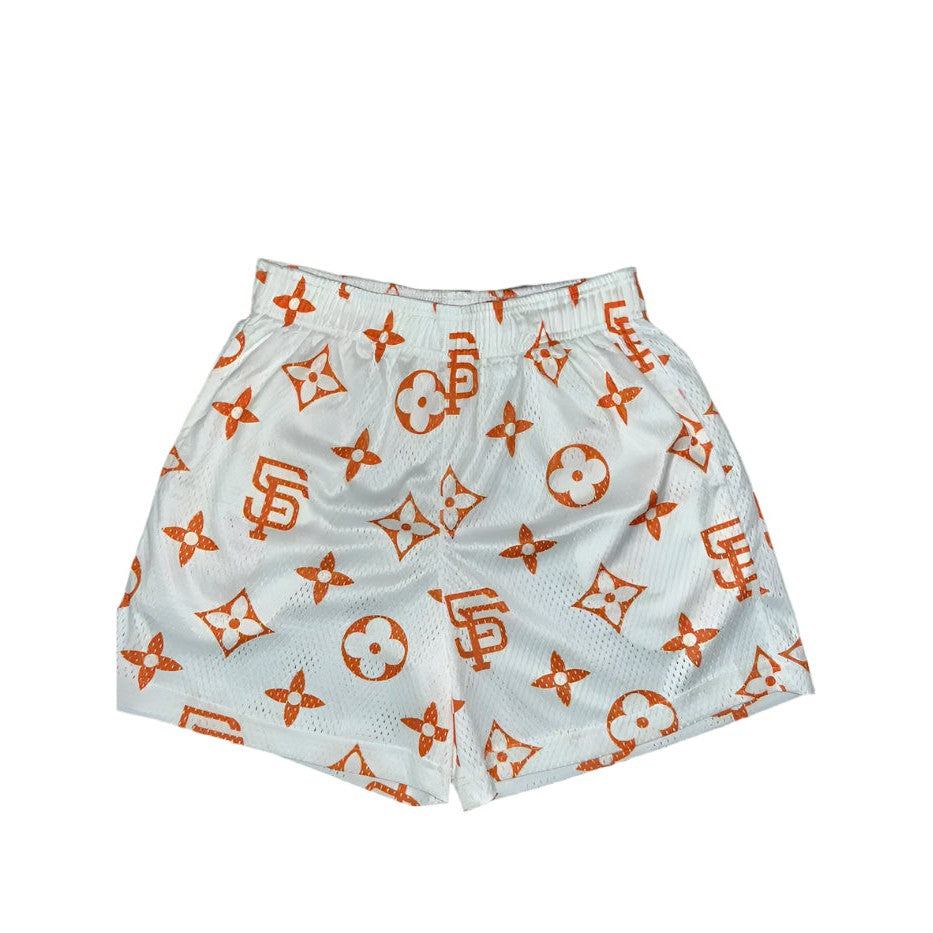 Bravest Studios San Francisco Shorts White/Orange