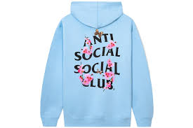 Anti Social Social Club Kkoch Hoodie Blue