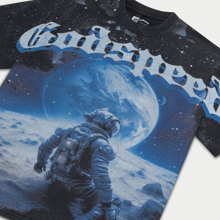 Godspeed No Looking Back T-Shirt Black/True Blue