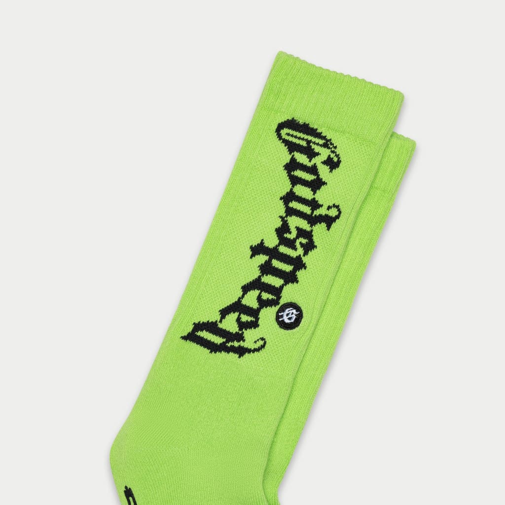 Godspeed OG Logo Sock Neon Lime