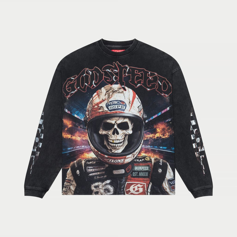 Godspeed Racer Goldie LS T-Shirt Black