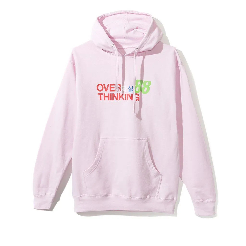 Anti Social Social Club Over Time Thinking 88 Hoodie Pink