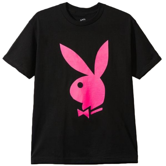 Anti Social Social Club x Playboy Big Logo Tee Black